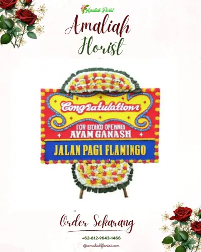 Bunga Papan Congratulation di Binyan